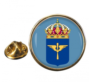 Flygvapnet (Swedish Air Force) Round Pin Badge