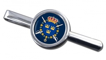 Livgardets dragoner (Swedish Dragoons) Round Tie Clip