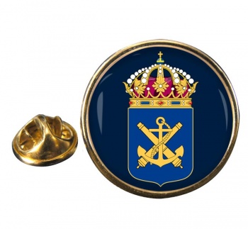 Svenska marinens (Swedish Navy) Round Pin Badge