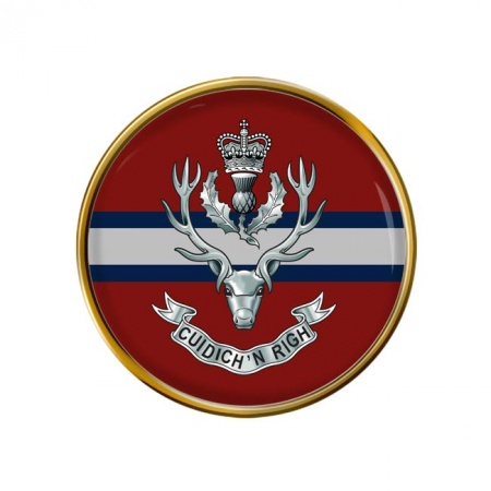 The Highlanders, British Army Pin Badge