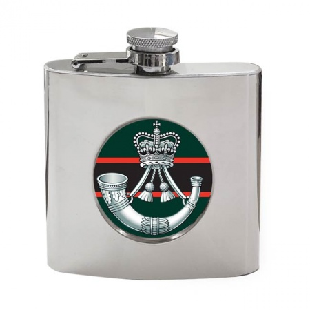 The Rifles (Bugle Insignia), British Army ER Hip Flask