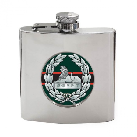 The Rifles (Back Badge), British Army Hip Flask