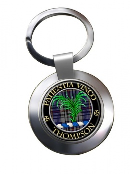 Thompson Scottish Clan Chrome Key Ring