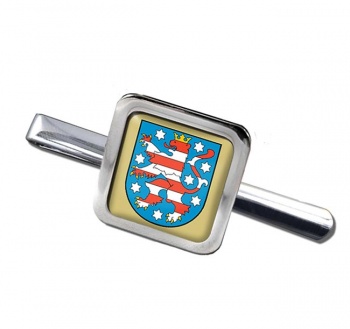 Thuringen (Germany) Square Tie Clip
