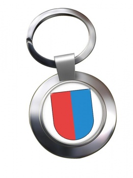 Ticino (Switzerland) Metal Key Ring