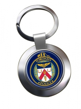 Toronto Police Chrome Key Ring