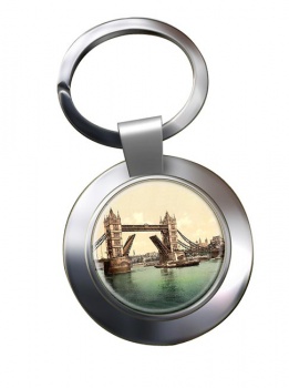 Tower Bridge London Chrome Key Ring