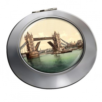 Tower Bridge London Chrome Mirror