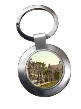 Trinity College Oxford Chrome Key Ring