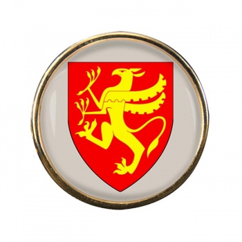 Troms (Norway) Round Pin Badge