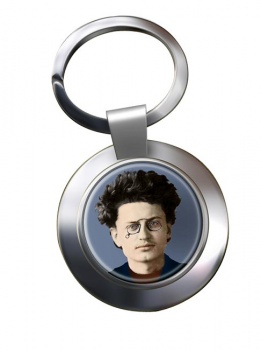 Leon Trotsky Chrome Key Ring