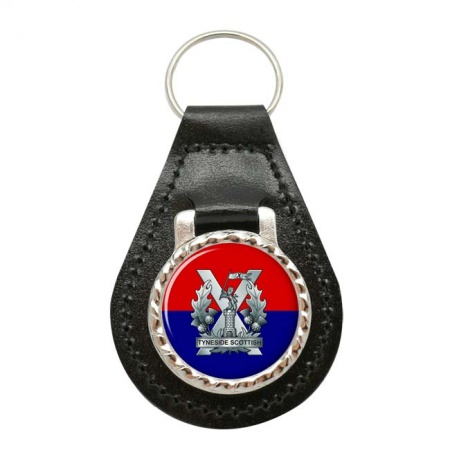 Tyneside Scottish Regiment, British Army Leather Key Fob