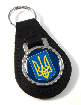 Ukraine Leather Key Fob