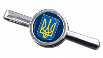 Ukraine Round Tie Clip