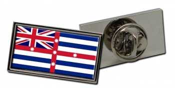 Upper Murray River Flag Pin Badge