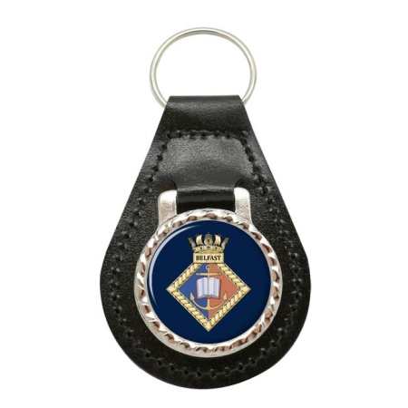 University Royal Naval Unit URNU Belfast, Royal Navy Leather Key Fob