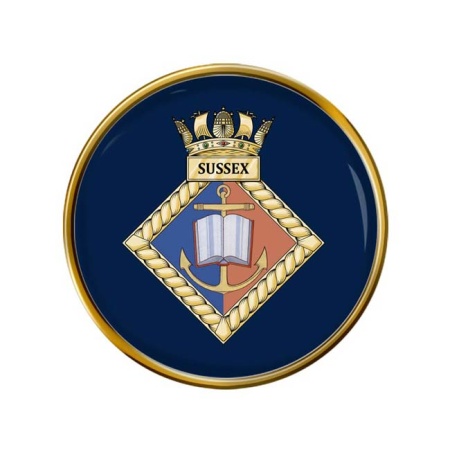 University Royal Naval Unit URNU Sussex, Royal Navy Pin Badge