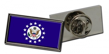 US Ambassador Flag Pin Badge