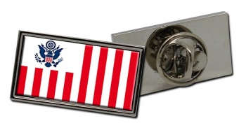 US Customs Flag Pin Badge