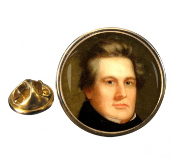 President Millard Fillmore Round Pin Badge