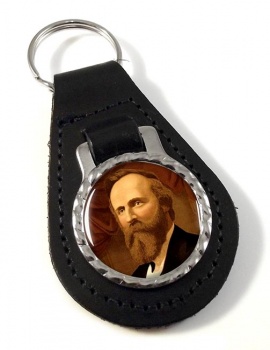 President Rutherford Hayes Leather Key Fob