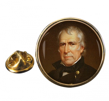 President Zachary Taylor Round Pin Badge