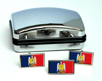 Valparaiso (Chile) Flag Cufflink and Tie Pin Set