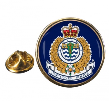 Vancouver Police Round Pin Badge