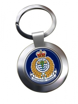 Vancouver Police Chrome Key Ring