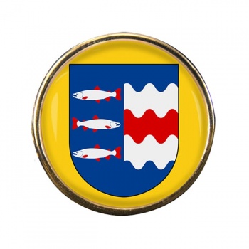 Vasternorrland (Sweden) Round Pin Badge