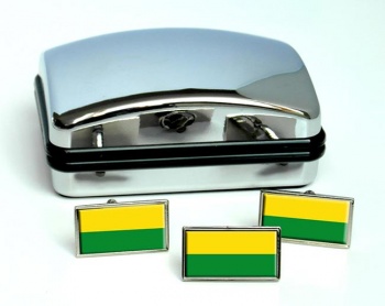 Vichada (Colombia) Flag Cufflink and Tie Pin Set