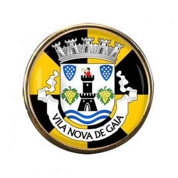 Vila Nova de Gaia (Portugal) Round Pin Badge