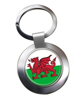 Wales Cymru Metal Key Ring