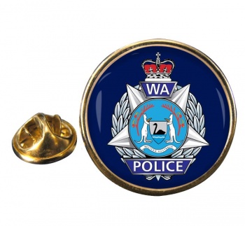 Western Australia Police Round Pin Badge