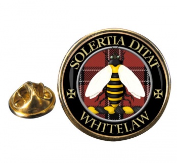 Whitelaw Scottish Clan Round Pin Badge