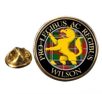 Wilson Scottish Clan Round Pin Badge