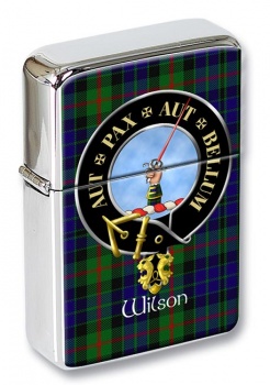Wilson of Gunn Scottish Clan Flip Top Lighter