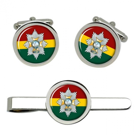 Worcestershire and Sherwood Foresters Regiment (WRF), British Army Cufflinks and Tie Clip Set