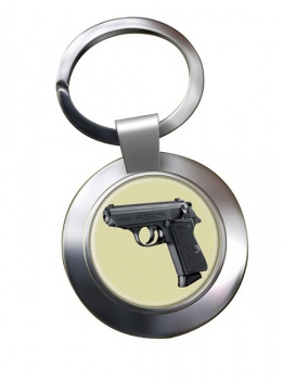Walther PPK Chrome Key Ring