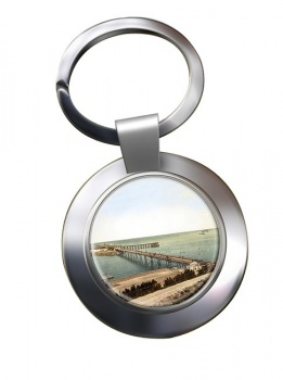 Weston Super Mare Pier Chrome Key Ring