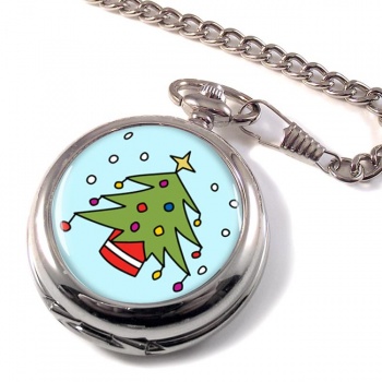 Christmas Tree Pocket Watch