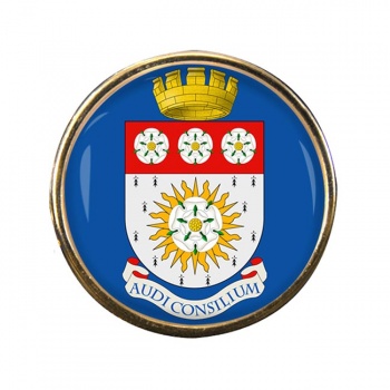 Yorkshire (England) Round Pin Badge