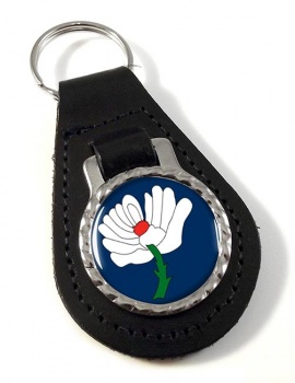 Yorkshire County Leather Key Fob