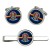 15th King's Hussars, British Army Cufflinks and Tie Clip Set
