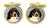 American Foxhound Cufflinks in Chrome Box