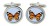 Butterfly Cufflinks in Chrome Box