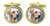 Golden Labrador Cufflinks in Chrome Box