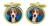 Hamiltonstövare Dog Cufflinks in Chrome Box