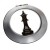 Chess Queen Chrome Mirror