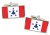 Austral Islands Flag Cufflinks in Chrome Box